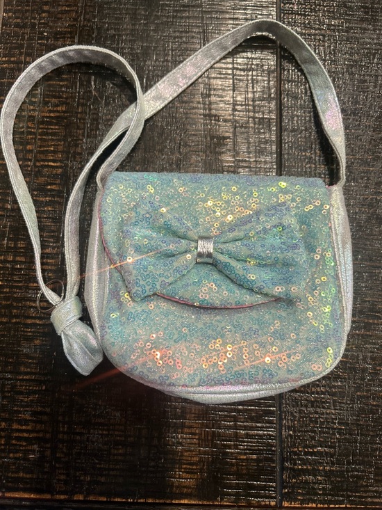 Other - Iridescent Sequin Bow Crossbody Bag - KIDS